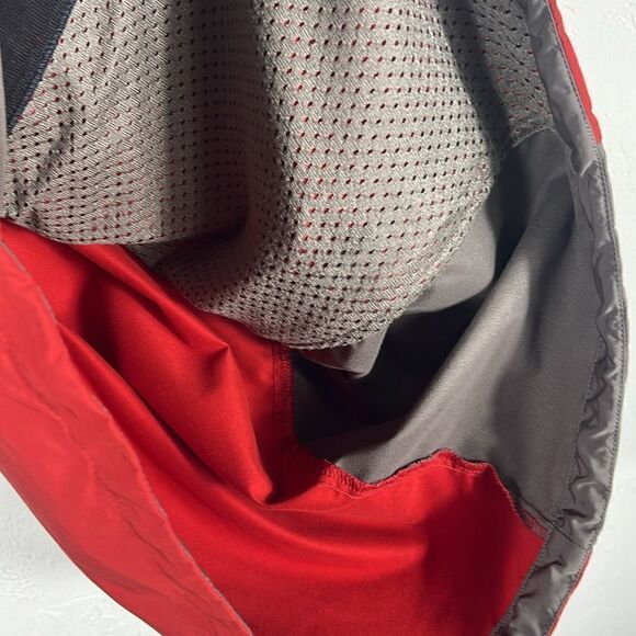 🔥🔥 PATAGONIA Men’s Polyester Full Zip Windbreaker Jacket - Sz XL - Rust/Gray - Picture 8 of 12